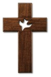 10'' Mahogany Confirmation Cross