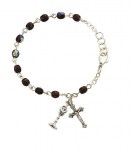 January First Communion Rosary Bracelet