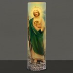 8'' LED St. Jude Prayer Candle