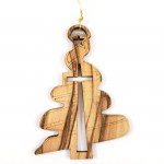 Christmas Tree Cross Ornament