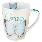 Teal Butterfly Grace Mug