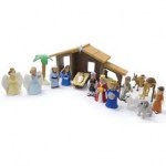 17 pc. Nativity Play Set