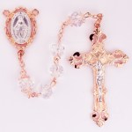8MM Rose Gold Miraculous Rosary