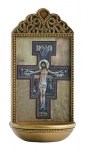 6'' San Damiano Holy Water Font